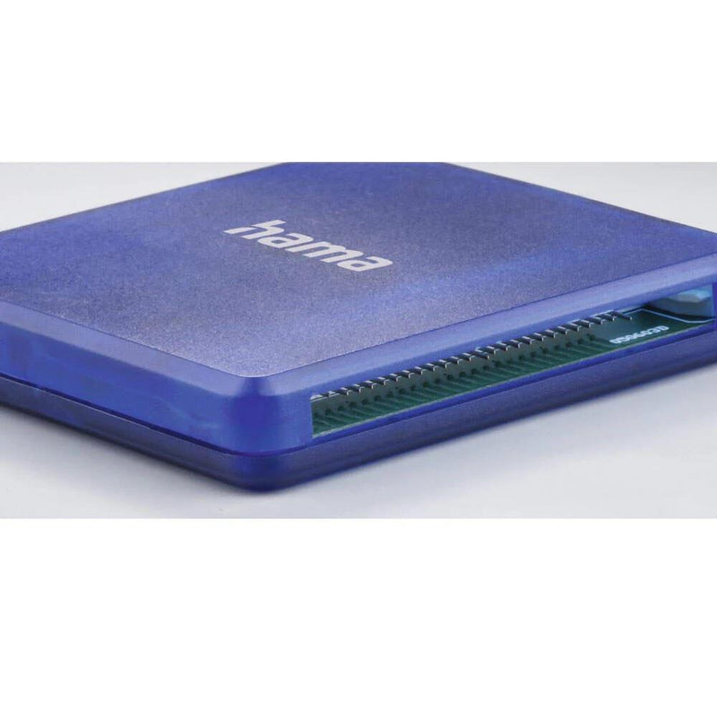 Hama USB 2.0 Multi Card Reader SD/microSD/CF, Blue