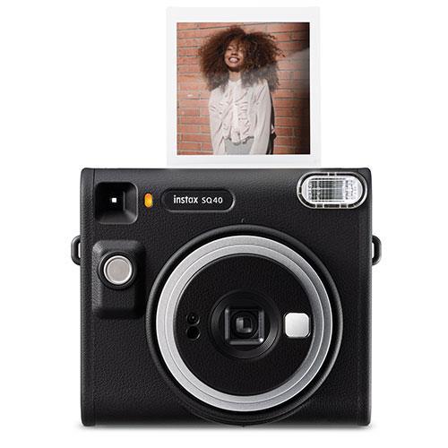 Fujifilm Instax Square SQ 40 Instant Camera -Black/Silver