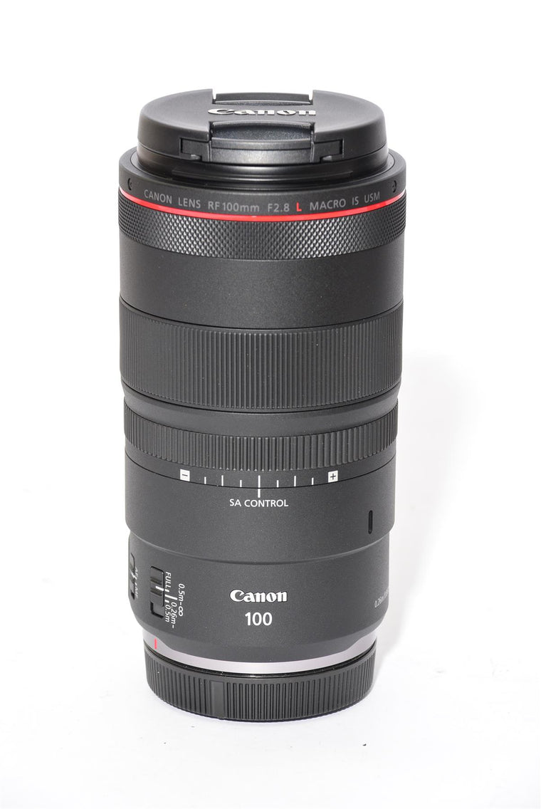 Used Canon RF 100mm f/2.8 L Macro IS USM Lens