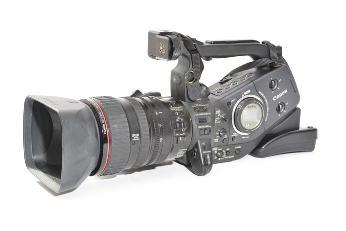 Used Canon XLH1-A Camcorder With 20x Zoom XL 5.4-108mm L IS III f/1.6-3.5 Video Lens