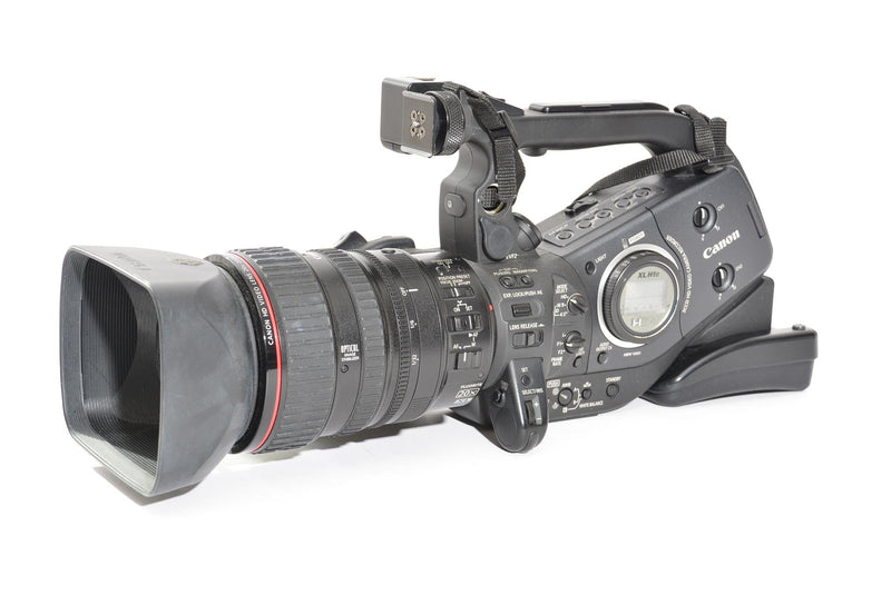 Used Canon XLH1-A Camcorder With 20x Zoom XL 5.4-108mm L IS III f/1.6-3.5 Video Lens