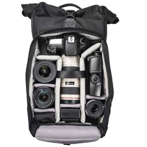 Vanguard VEO Select 43RB Roll Top Backpack - Black