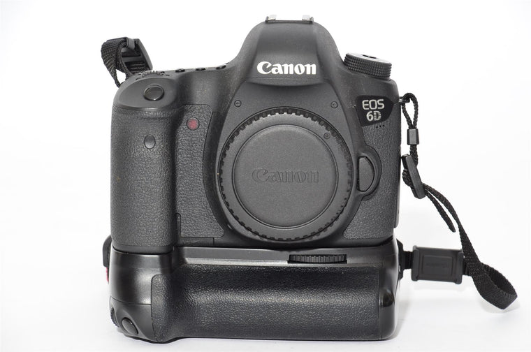 Used Canon EOS 6D + MK-6D Battery Pack