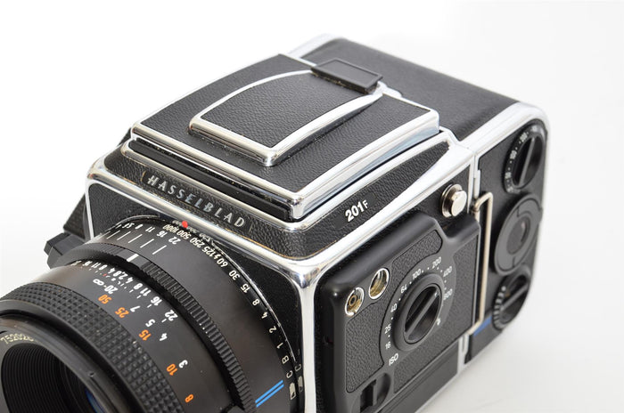 Used Hasselblad 201F with 80mm FE f/2.8 and E12 back