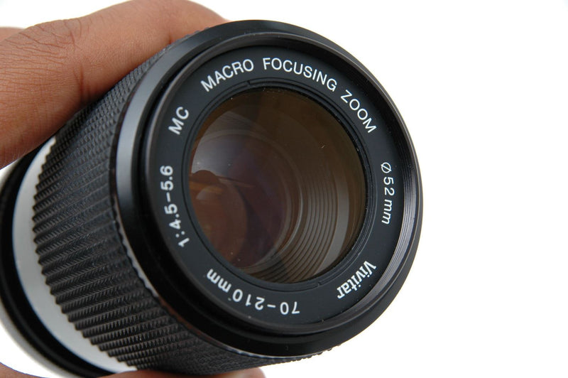Used Vivitar 70-210mm 4.5-5.6 Manual Focus Lens for Minolta MD Mount