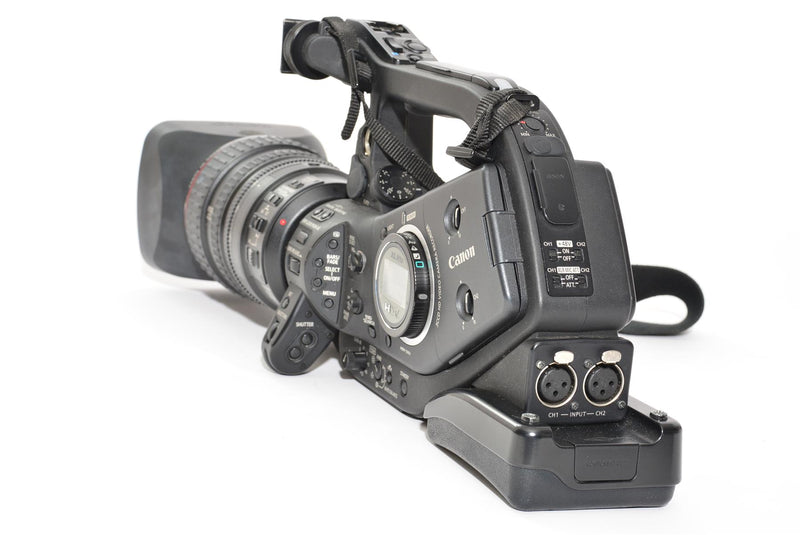 Used Canon XLH1-A Camcorder With 20x Zoom XL 5.4-108mm L IS III f/1.6-3.5 Video Lens