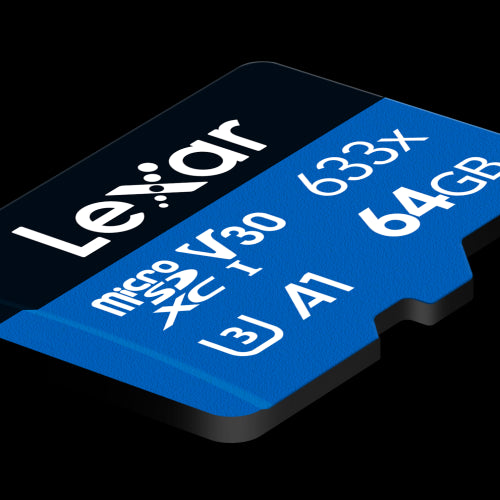 Lexar Micro SDXC UHS-1- Blue Series - V10 633x 100MB/s - 64GB