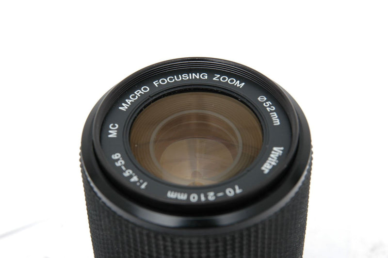 Used Vivitar 70-210mm 4.5-5.6 Manual Focus Lens for Minolta MD Mount
