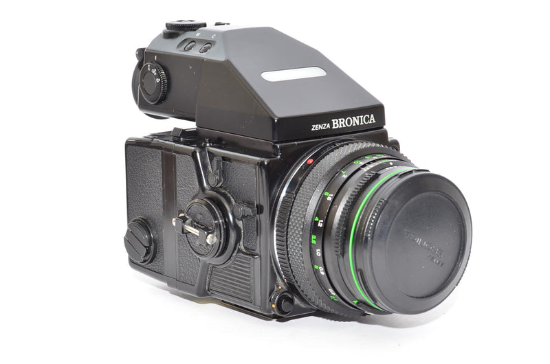 Used Zenza Bronica ETRSi with 75mm f/2.8 & AE-III Metering Prism