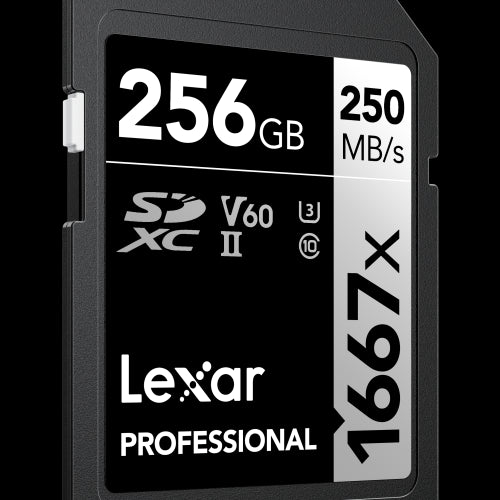 Lexar SDXC UHS-II - Pro Silver Series - V60 1667x 250MB/s - 256GB