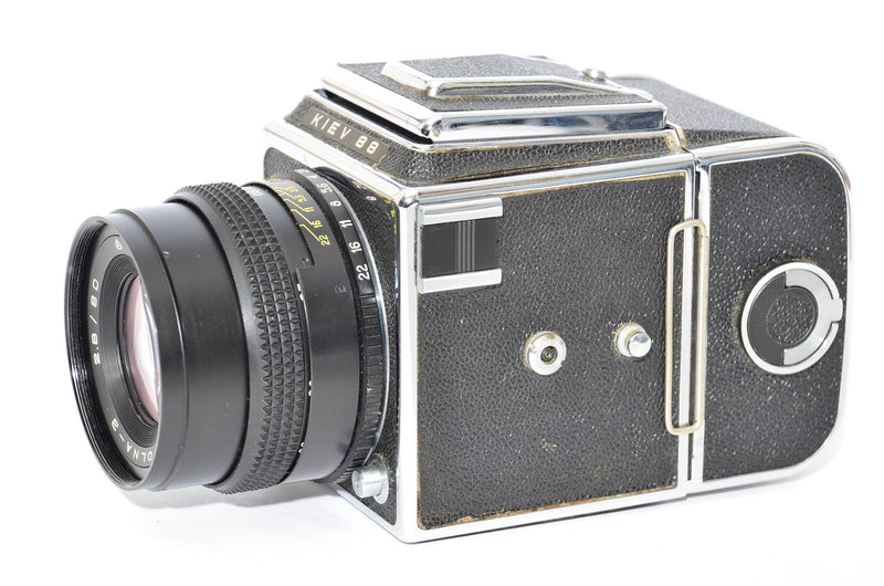 Used Kiev 88 with 80mm f/2.8 Volna 3 and 2x film backs – Cambrian  Photography