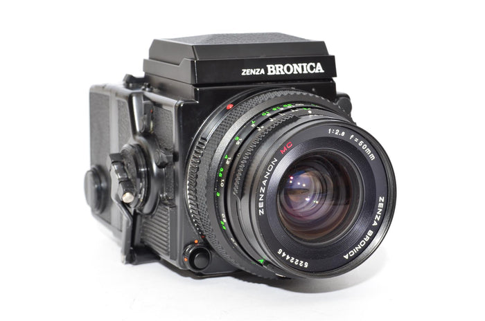 Used Zenza Bronica ETRSi with 50mm f/2.8 & Waist Level Viewfinder