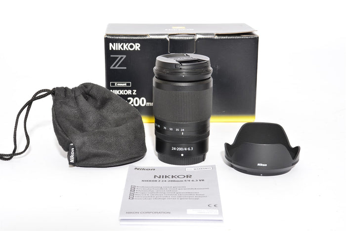 Used Nikon Z 24-200mm f/4-6.3 VR Lens