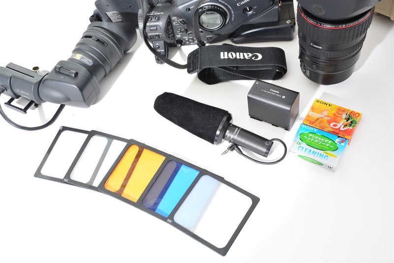 Used Canon XLH1-A Camcorder With 20x Zoom XL 5.4-108mm L IS III f/1.6-3.5 Video Lens