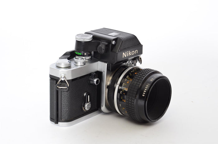 Used Nikon F2 With DP-11 Photomic Viewfinder & Micro-Nikkor 55mm f/3.5 AiS Lens