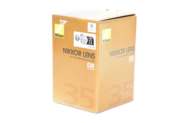 Used Nikon Nikkor AF-S DX 35mm f/1.8 G Lens