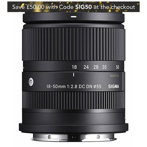 Sigma 18-50mm f2.8 DC DN Contemporary Lens - Sony E Mount