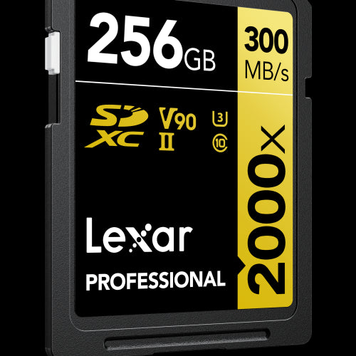 Lexar SDXC UHS-II - Pro Gold Series - V90 2000x 300MB/s - 256GB