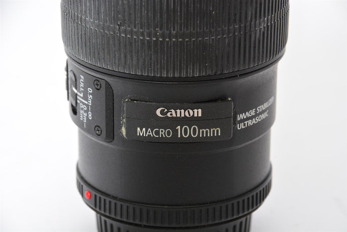Used Canon EF 100mm f/2.8 L IS USM Lens