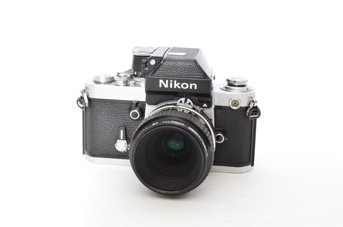 Used Nikon F2 With DP-11 Photomic Viewfinder & Micro-Nikkor 55mm f/3.5 AiS Lens