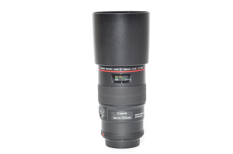 Used Canon EF 100mm f/2.8 L IS USM Macro Lens