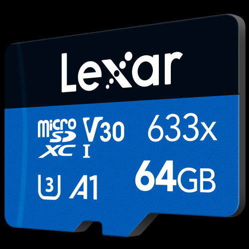 Lexar Micro SDXC UHS-1- Blue Series - V10 633x 100MB/s - 64GB