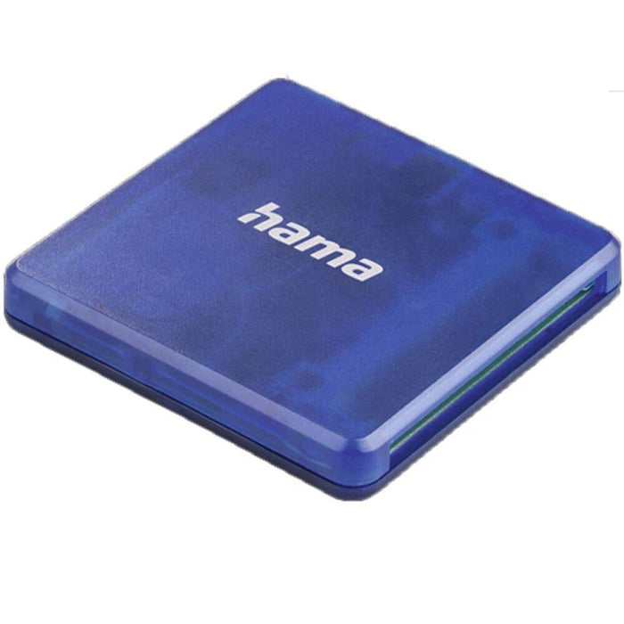 Hama USB 2.0 Multi Card Reader SD/microSD/CF, Blue