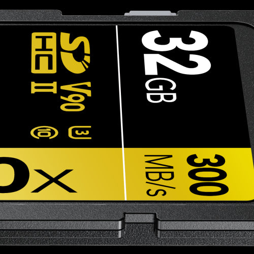 Lexar SDXC UHS-II - Pro Gold Series - V90 2000x 300MB/s - 32GB