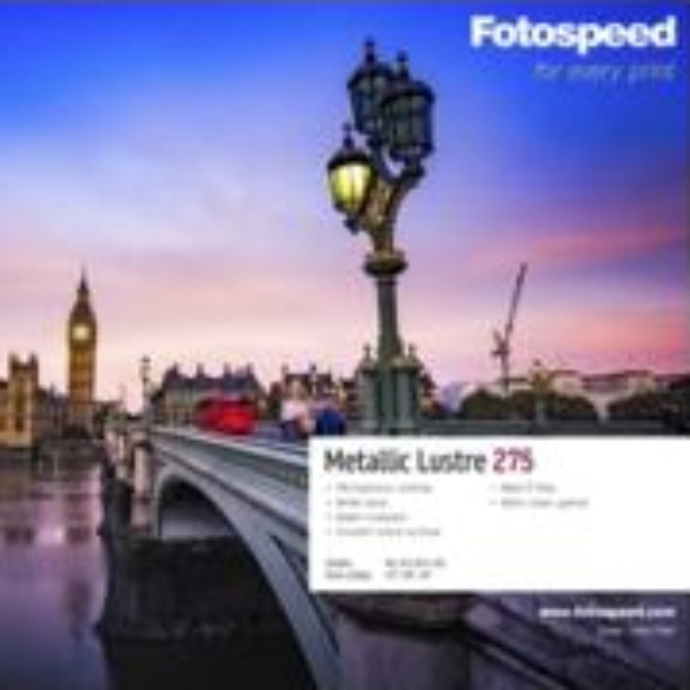 Fotospeed Metallic Lustre 275 Inkjet Paper - A3+ - 25 sheets