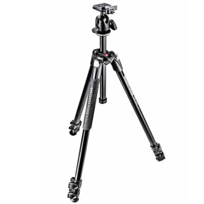 Manfrotto 290 Xtra Aluminium 3-Section Tripod Kit with Ball Head