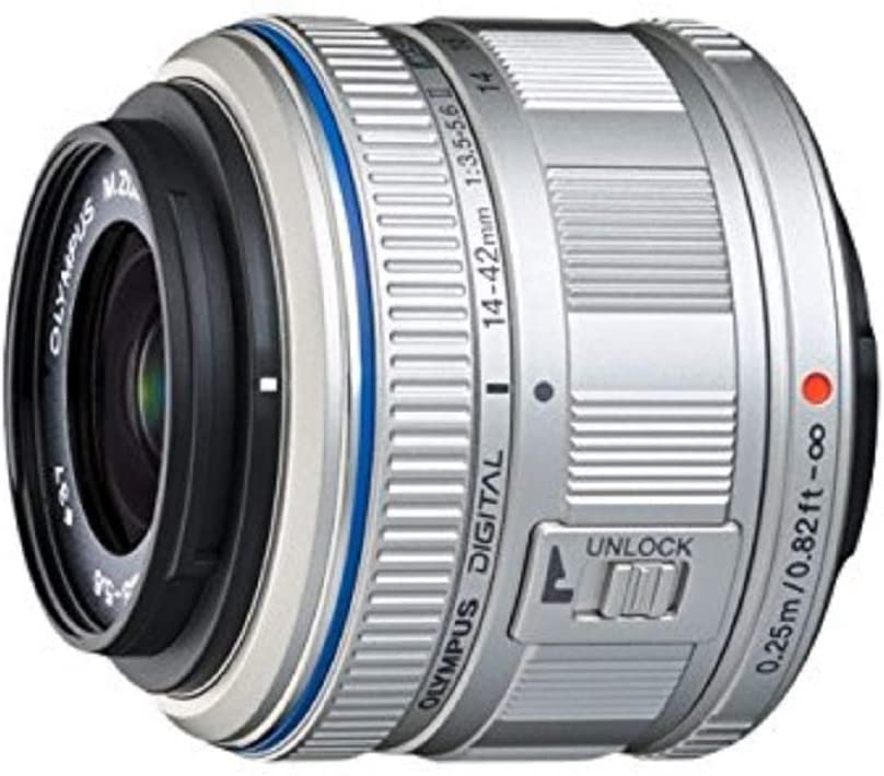 Olympus M.Zuiko Digital 14-42 mm F3.5-5.6 II R Lens - Silver