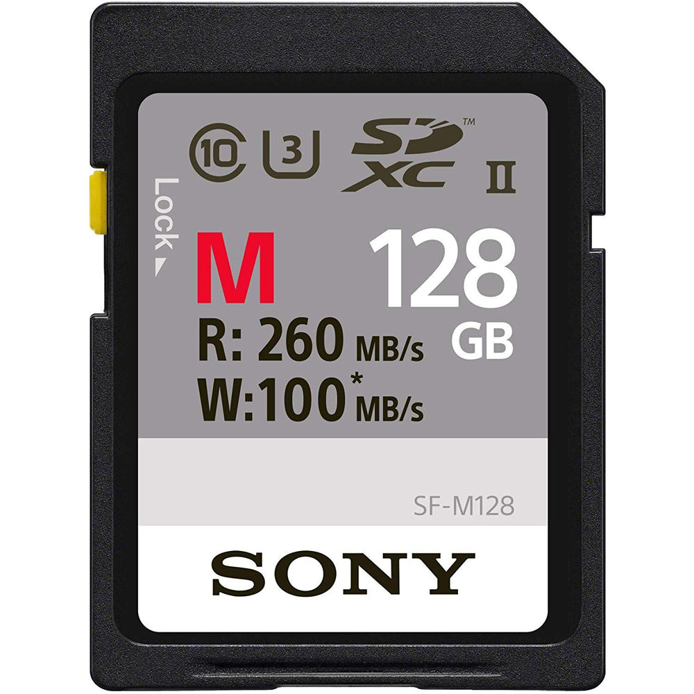 Sony M Series 128GB SDXC UHS-II Memory Card 260MB/s