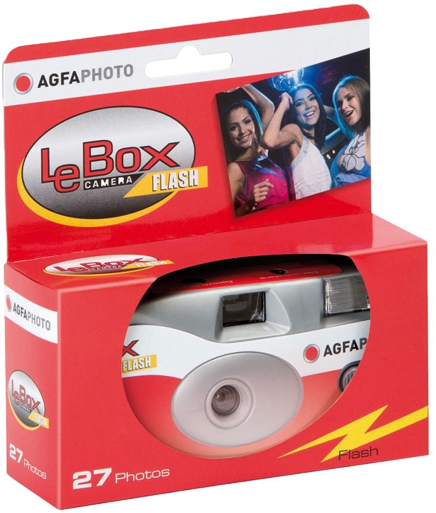 AgfaPhoto LeBox Camera Flash - Disposable Film Camera