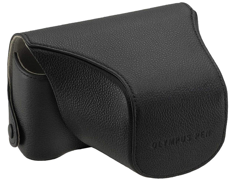 Olympus CS-13FBC Leather Camera Case with Front Flap
