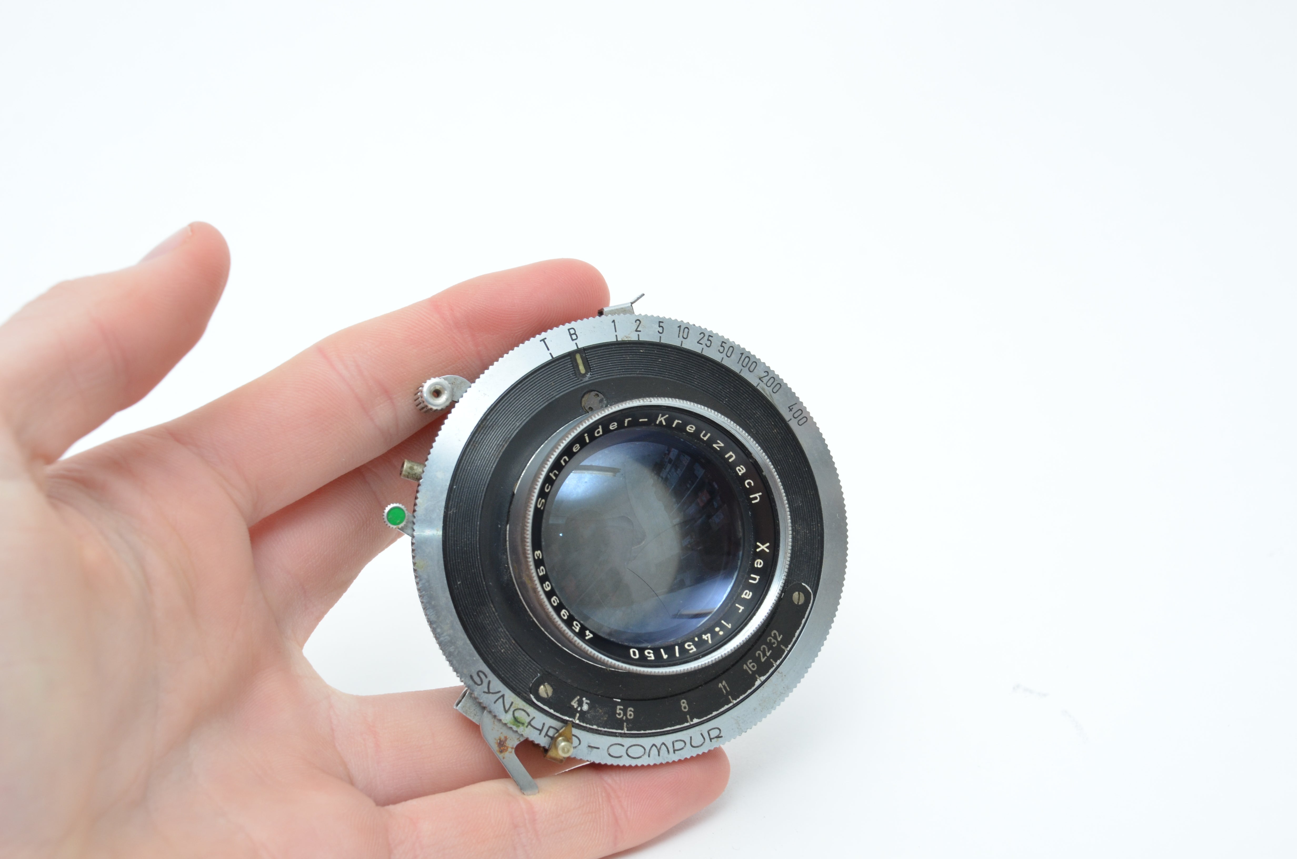 Used Schneider-Kreuznach Xenar 150mm f/4.5 large format lens