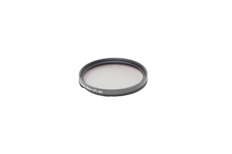 Used Formatt Hitech Firecrest Filter Round Screw In 49mm CPL Superslim