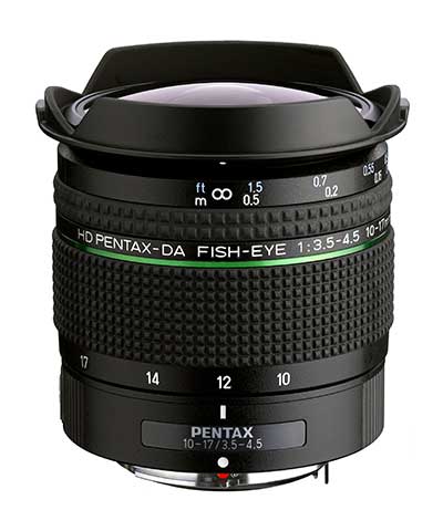 Pentax 10-17mm F3.5-4.5 HD DA ED Fisheye Lens