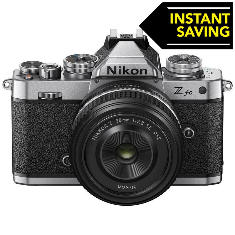 Nikon Z fc Digital Camera with 28mm Lens - Silver