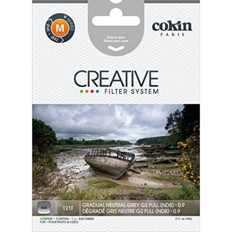 Cokin P Series P121F Full Graduated Grey filter ND8 (3 Stops)