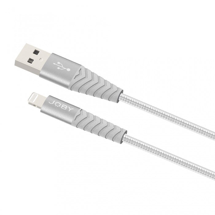 Joby Charge and Sync Lightning Cable 1.2m Silver